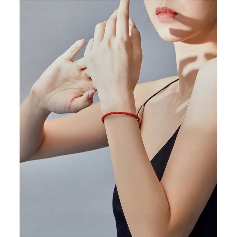 Czerwona bransoletka modułowa charms srebro 925