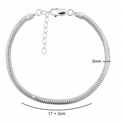 Bransoletka modułowa srebrna charms srebro 925