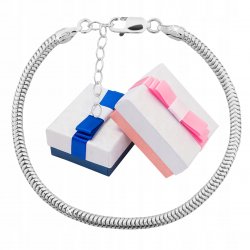 Bransoletka modułowa srebrna charms srebro 925