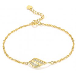 Srebrna bransoletka celebrytka damska srebro pozłacane oryginalna