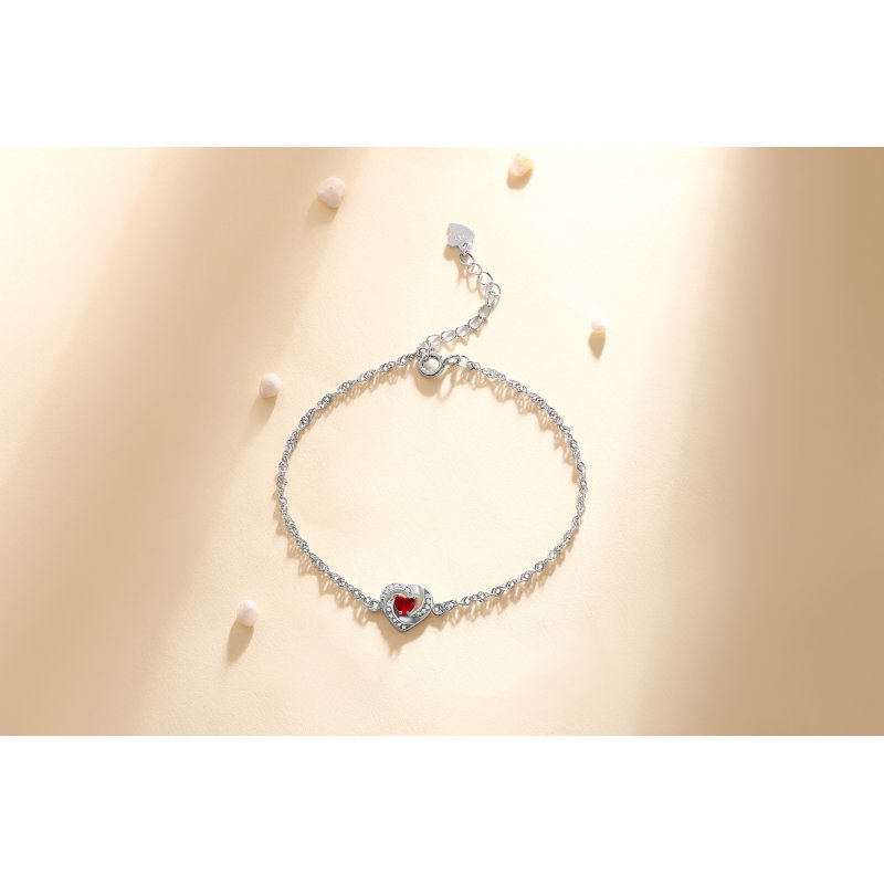 Bransoletka srebrna damska na rękę celebrytka rodowana srebrna próba 925