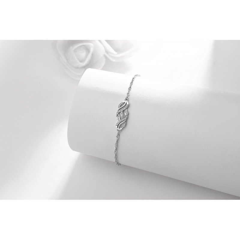 Bransoletka srebrna damska celebrytka dla kobiety