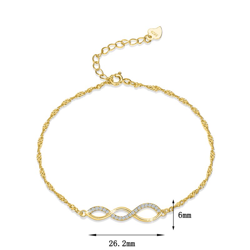 Srebrna bransoletka celebrytka damska spirala srebro pozłacane 925