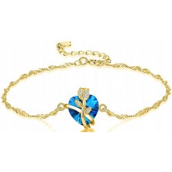 Bransoletka srebrna damska celebrytka srebro pozłacane 925