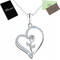 Naszyjnik srebrny łańcuszek damski z zawieszka srebro próba 925 oryginalny