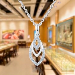 Naszyjnik srebrny damski srebro 925 prezent