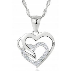 Naszyjnik srebrny łańcuszek damski z zawieszką 925