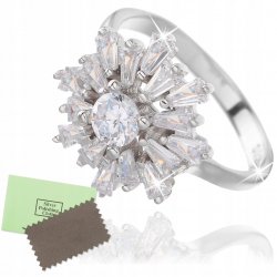 Srebrny pierścionek rodowany srebro 925 prezent