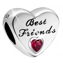 Charms zawieszka srebrny best friends siostra