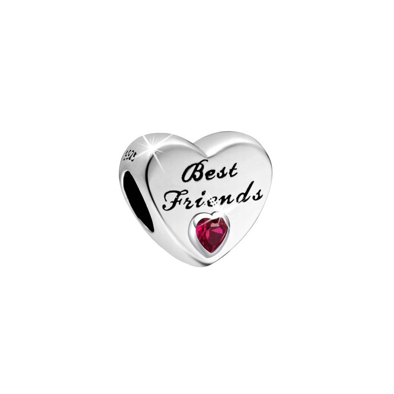 Charms zawieszka srebrny best friends siostra