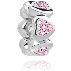 Charms zawieszka 925 serca walentynki dzień kobiet