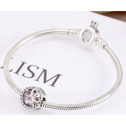 Zawieszka charms srebrny 925 serca beads koralik