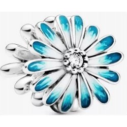 Srebrny charms kwiatek 925 zawieszka koralik