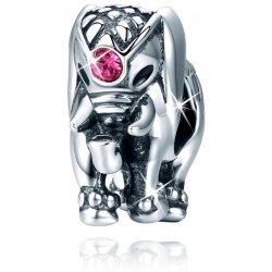 Zawieszka charms srebro 925 słoń koralik beads