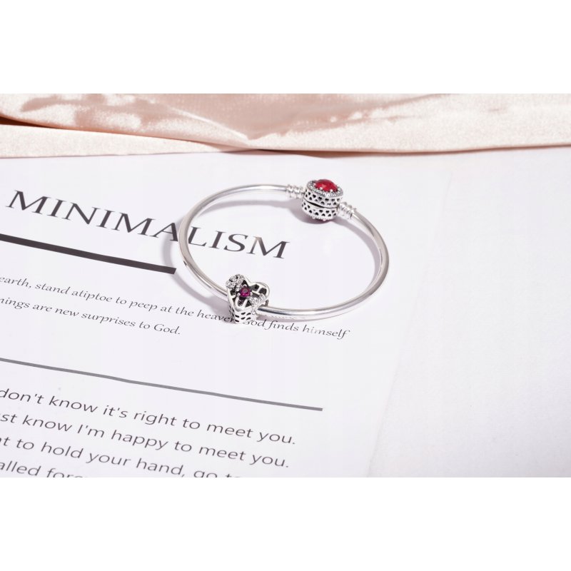 Zawieszka charms srebro 925 beads srebrny miłość