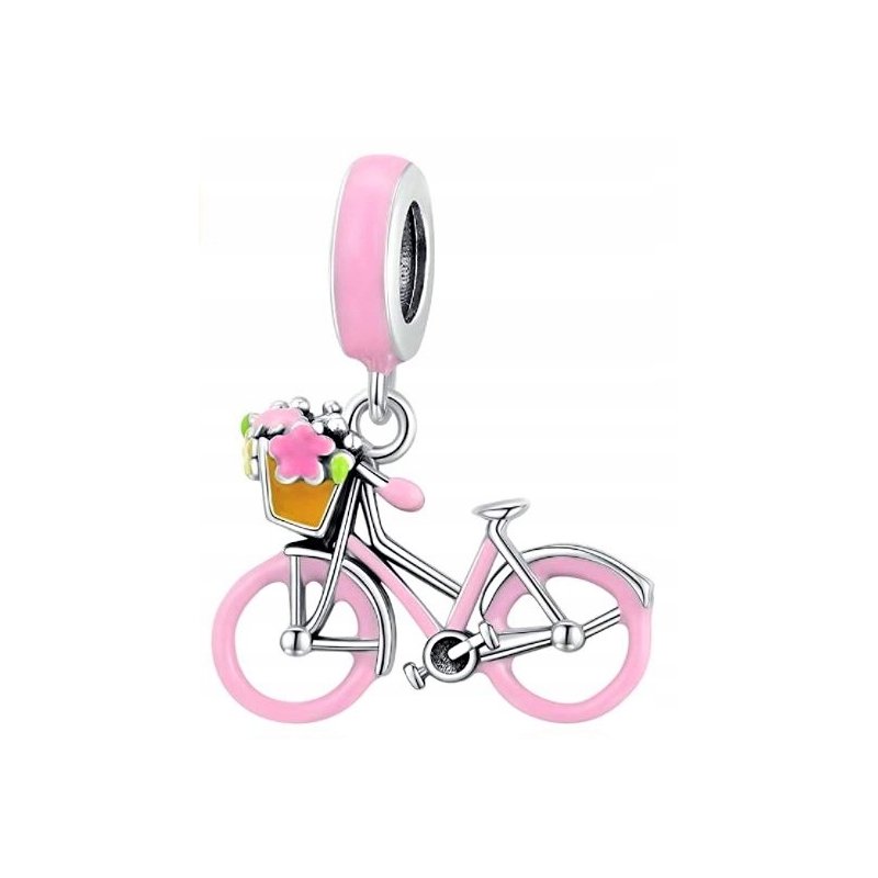 Charms rower zawieszka srebrna dla niej beads 925