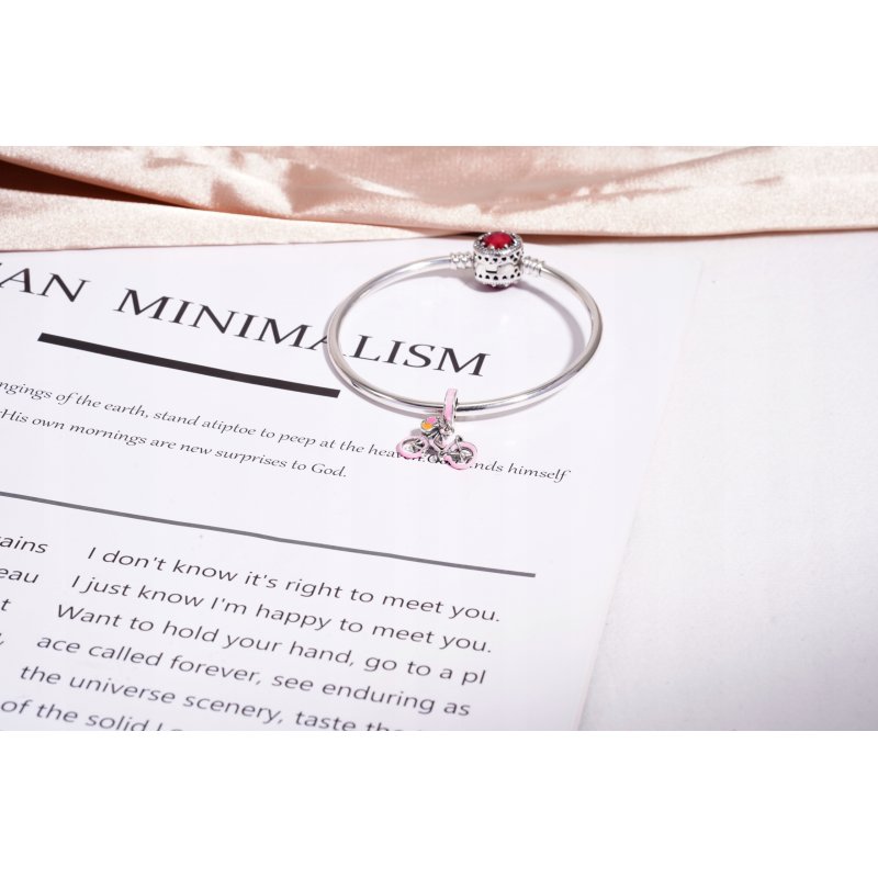 Charms rower zawieszka srebrna dla niej beads 925