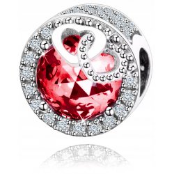 Charms serce zawieszka srebrna 925 koralik beads
