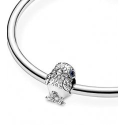 Charms srebro wróbel ptak bird zawieszka beads 925