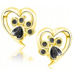 Kolczyki srebrne łapki srebro 925 wkrętki sztyfty pozłacane srebro