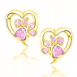 Kolczyki srebrne łapki srebro 925 wkrętki sztyfty pozłacane