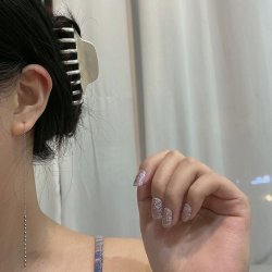 Długie srebrne kolczyki wiszące przeciągane 925