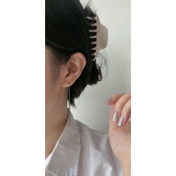 Długie srebrne kolczyki wiszące przeciągane 925