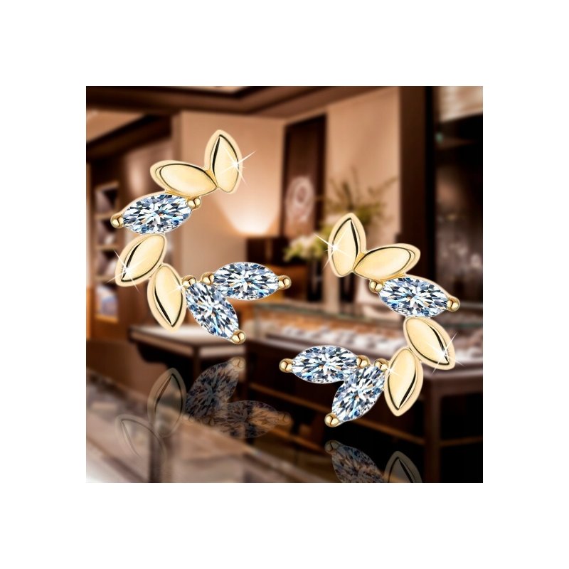 Kolczyki srebrne wkrętki sztyfty kolczyki srebro pozłacane oryginalne