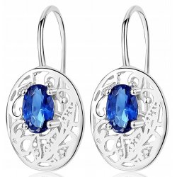 Piękne kolczyki srebrne wiszące srebro próby 925