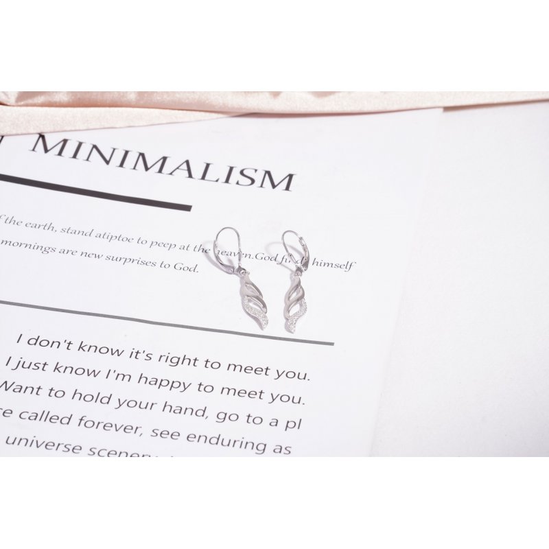 Srebrne kolczyki srebro długie wiszące kolczyki srebro rodowane oryginalne