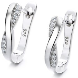 Piękne kolczyki srebrne 925 angielskie dla niej