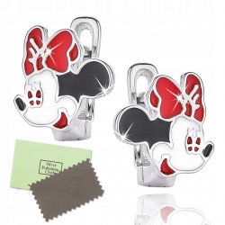 Srebrne kolczyki dla dziewczynki myszki srebro 925