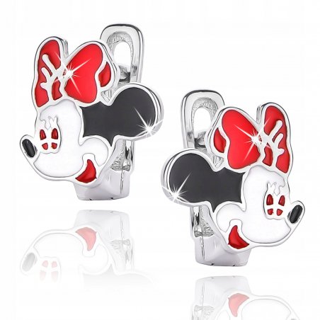 Srebrne kolczyki dla dziewczynki myszki srebro 925