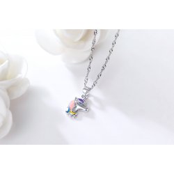 Naszyjnik srebrny 925 jednorożec dla dzieci - magiczny design