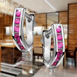 Piękne kolczyki srebrne 925 dla dziecka angielskie