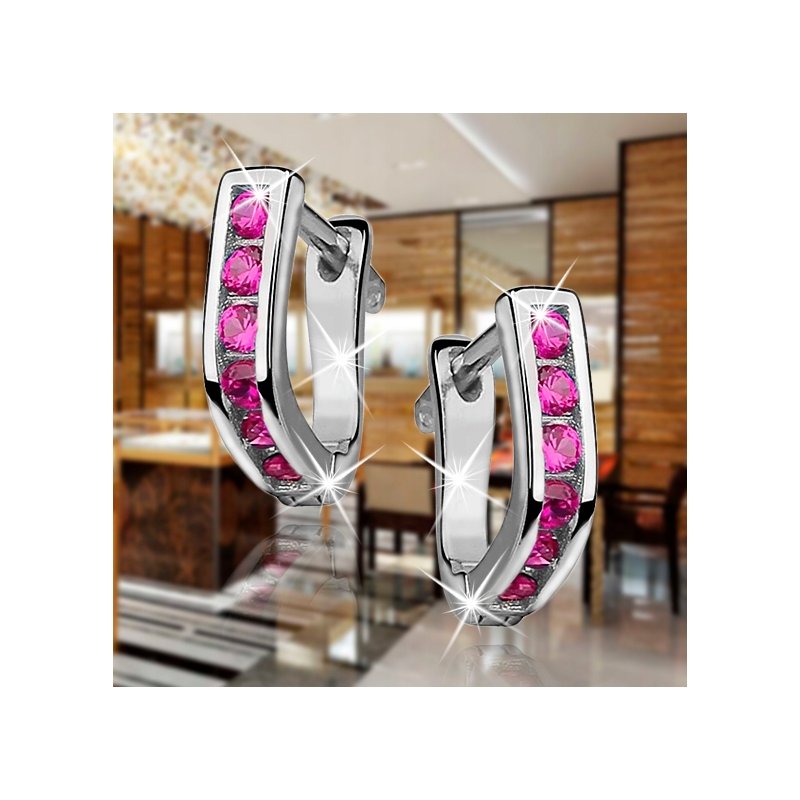 Piękne kolczyki srebrne 925 dla dziecka angielskie