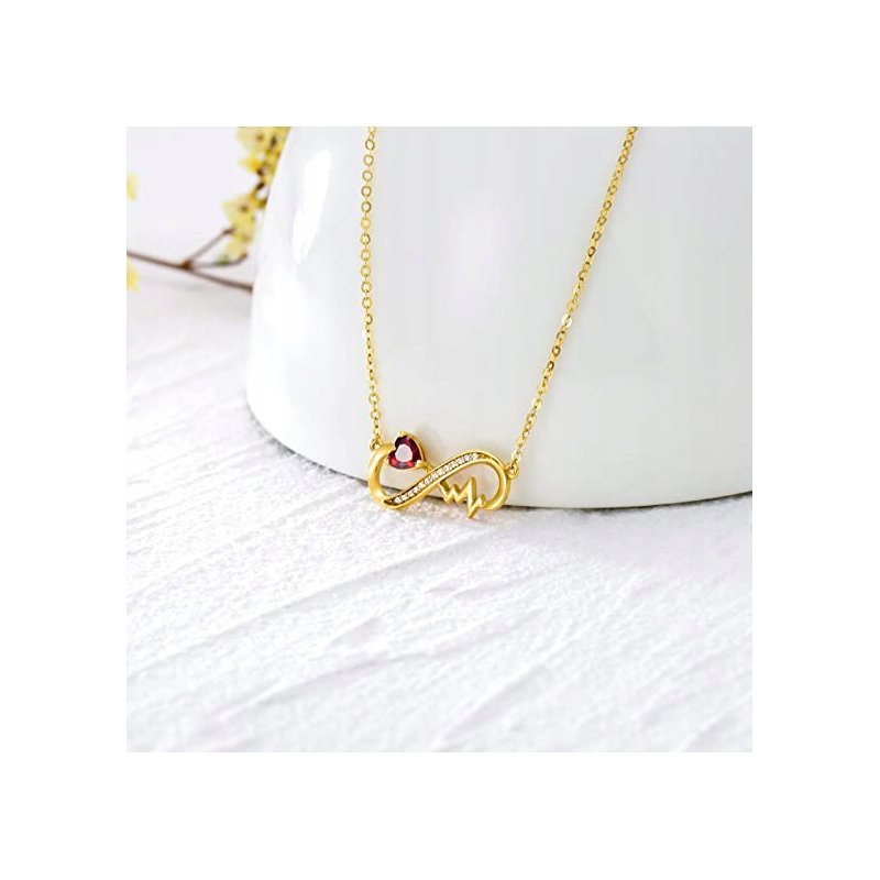 Komplet biżuterii srebrnej nieskończoność srebro