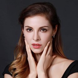 Duże kolczyki srebrne angielskie zapięcie srebro próba 925 rodowane