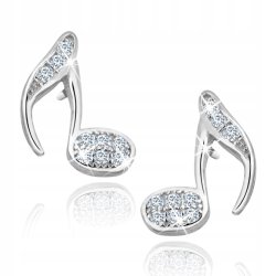 Piękne kolczyki srebrne srebro 925 nutki