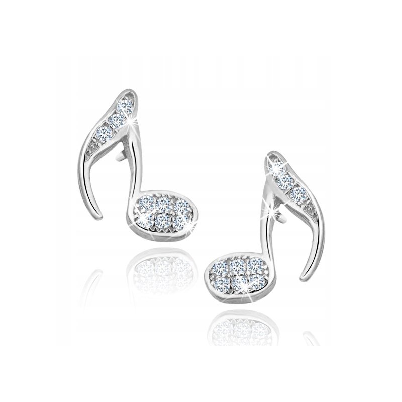 Piękne kolczyki srebrne srebro 925 nutki