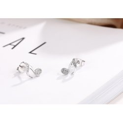 Piękne kolczyki srebrne srebro 925 nutki