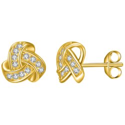 Srebrne kolczyki wkrętki sztyfty kolczyki srebro pozłacane 925