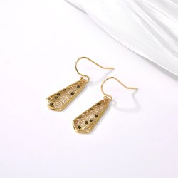 Srebrne kolczyki pozłacane damskie długie wiszące dla kobiety srebro 925