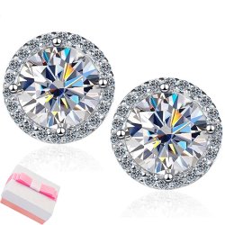 Kolczyki srebrne rodowane wkrętki sztyfty srebro 925 dla kobiety dziewczyny