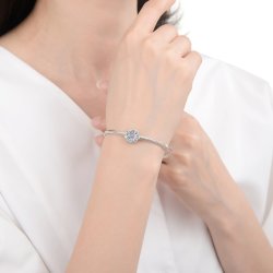 Srebrny charms zawieszka kwiat kwiatek srebro 925