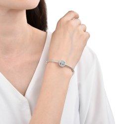 Srebrny charms zawieszka drzewko rodzina drzewo serce srebro 925 beads