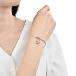 Srebrny charms zawieszka renifer rudolf na święta prezent srebro 925