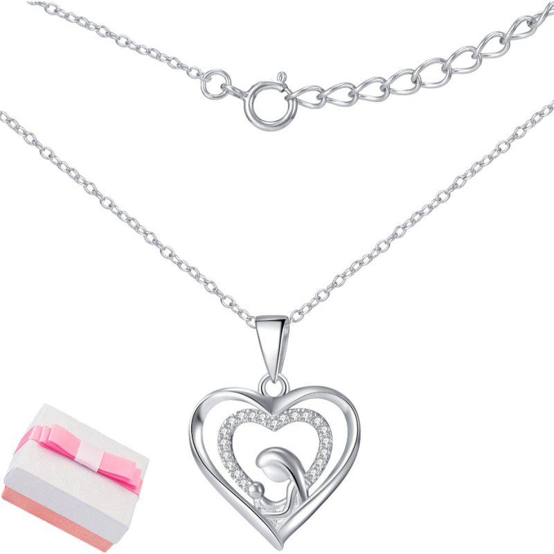 Naszyjnik srebrny łańcuszek medalik na komunię