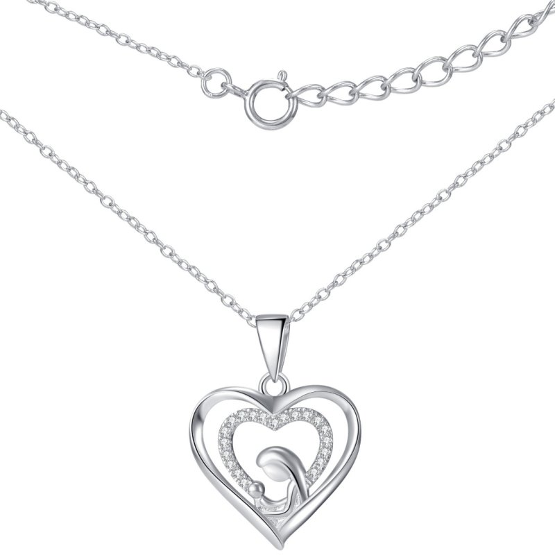 Naszyjnik srebrny łańcuszek medalik na komunię