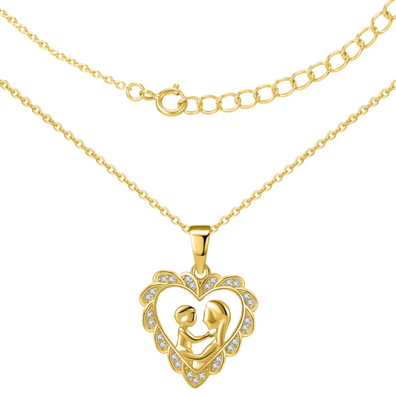 Srebrny naszyjnik chrzest narodziny dziecka srebro pozłacane 925 prezent